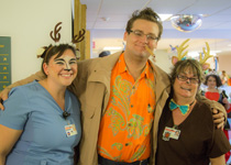 Photo of employees of Westview during Halloween