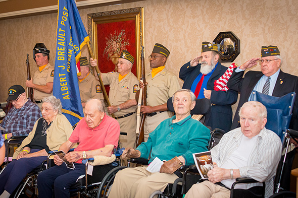 image of Westview Veterans Day ceremony