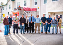Image of Ron Tillen with thompson fire house company